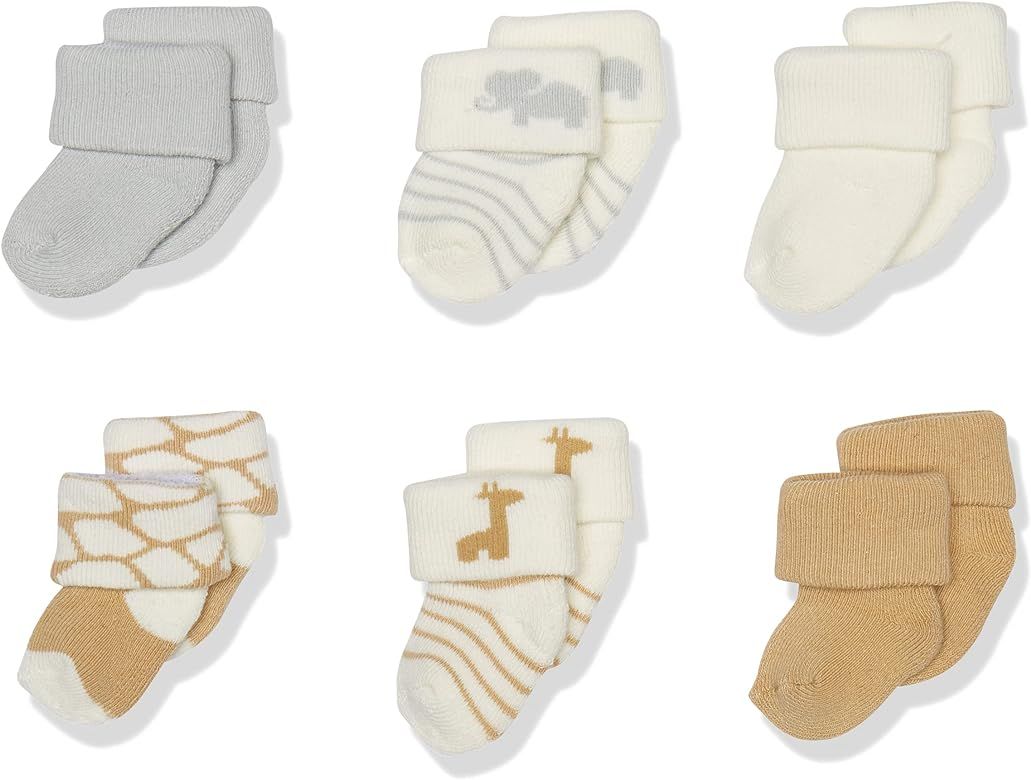 Luvable Friends Unisex Baby Newborn and Baby Socks Set | Amazon (US)