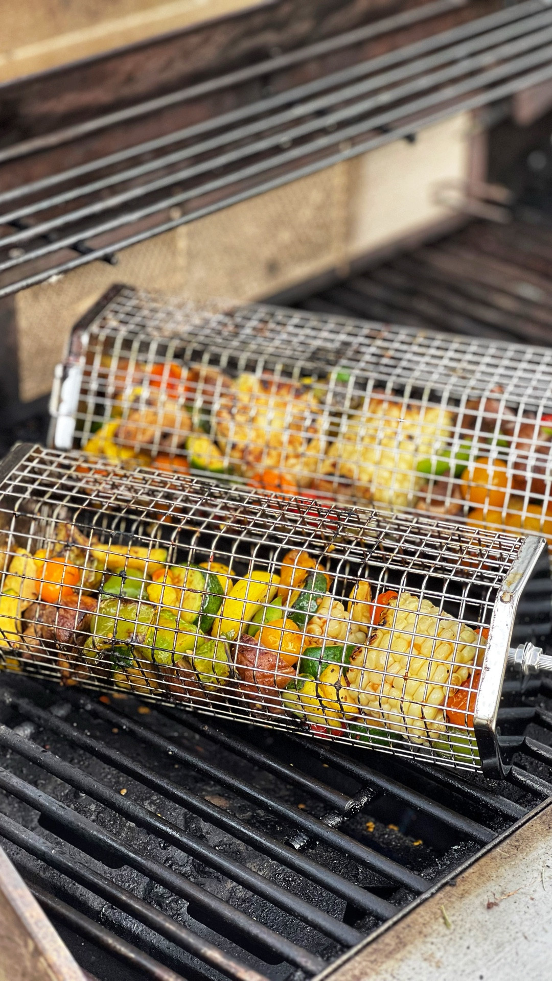 The BEST Grilling Baskets! 

🔥 Ready to level up your grilling? These Rolling Grill Baskets are perfect for grilling veggies, seafood, shrimp, kabobs, or small cuts of meat without losing them through the grates! #grilling #grill #camping #bbq #barbecue 

#LTKHome #LTKFamily #LTKFindsUnder50