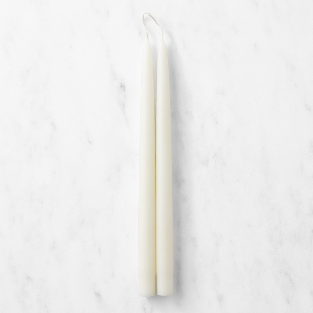 12" Ivory Taper Candles, Set of 2 | Williams-Sonoma