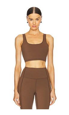 Varley Shape Dayton Bra in Carob from Revolve.com | Revolve Clothing (Global)