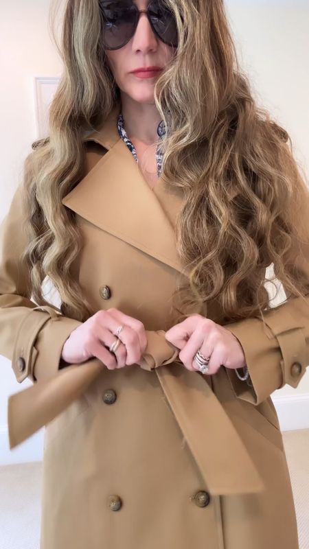 Trench coat season! This   Is a better way to tie your coat🔥 this one is a classic by Sezane that will be a forever piece. Size up if you love to layer underneath, otherwise, get your regular size 

#LTKSeasonal #LTKVideo #LTKstyletip