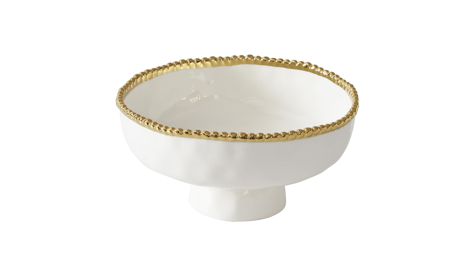 Pampa Bay Medium Footed Bowl, Golden Salerno, Kitchen, Gift | Amazon (US)