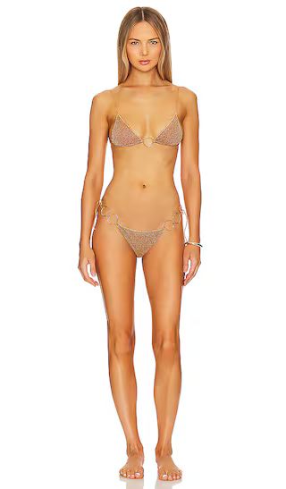 Lumiere Ring Bikini Set in Toffee | Revolve Clothing (Global)