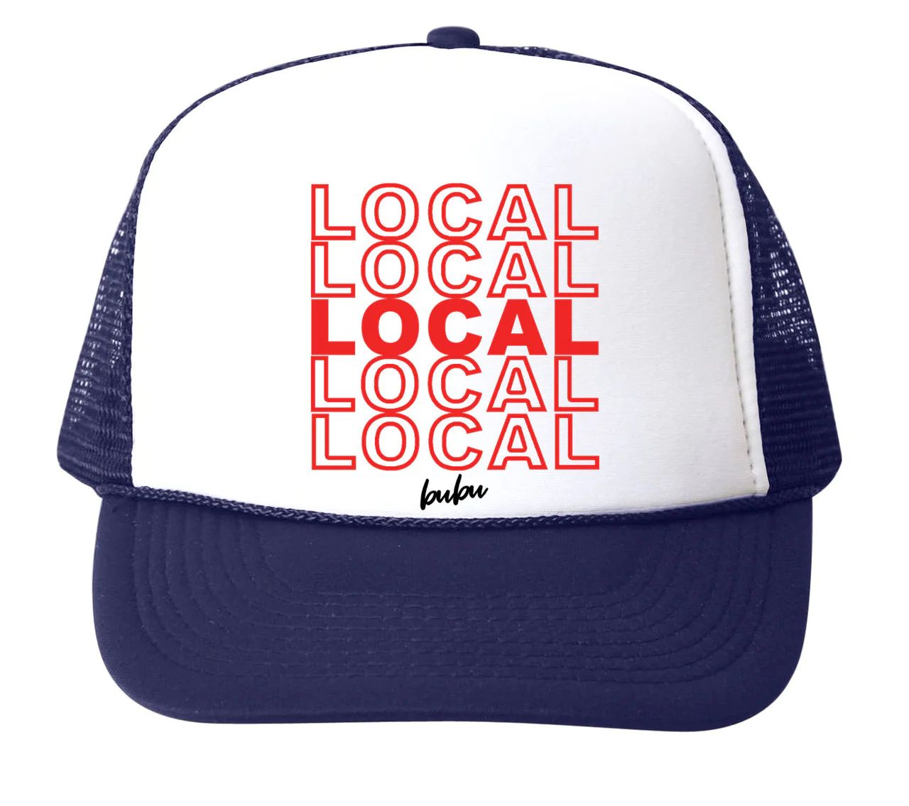 Local Mesh Trucker Hat, Navy | SpearmintLOVE
