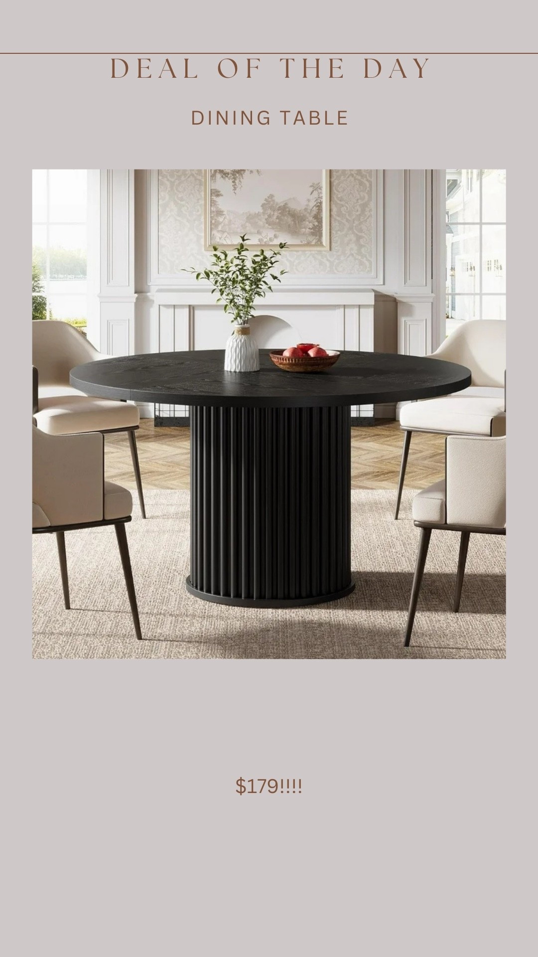 Brand new Walmart dining table!!! Amazing price point for this size / style 😍🙌🏻

#LTKStyleTip #LTKSaleAlert #LTKHome