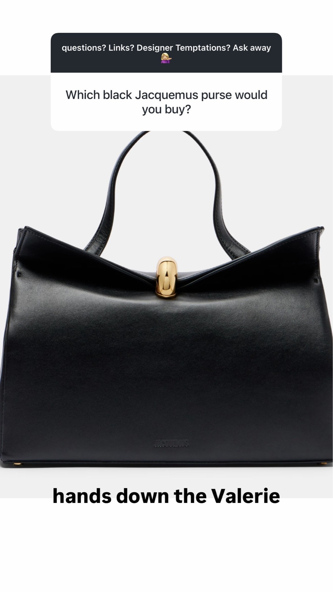 I own this bag in the yellow, and a bit smaller size. I would buy this bag in a heartbeat. ￼The quality is impeccable. I strongly believe that Jacquemus prices are low compared to other designers and the quality is so much better. ￼

#LTKootd #LTKselfcare #LTKWorkwear