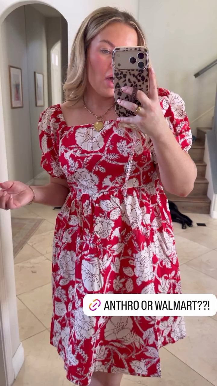 Floral mini dress giving Anthro vibes!!! 

#LTKSeasonal #LTKMidsize