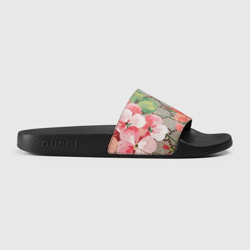 Gucci GG Blooms Supreme floral slide sandal | Gucci (US)