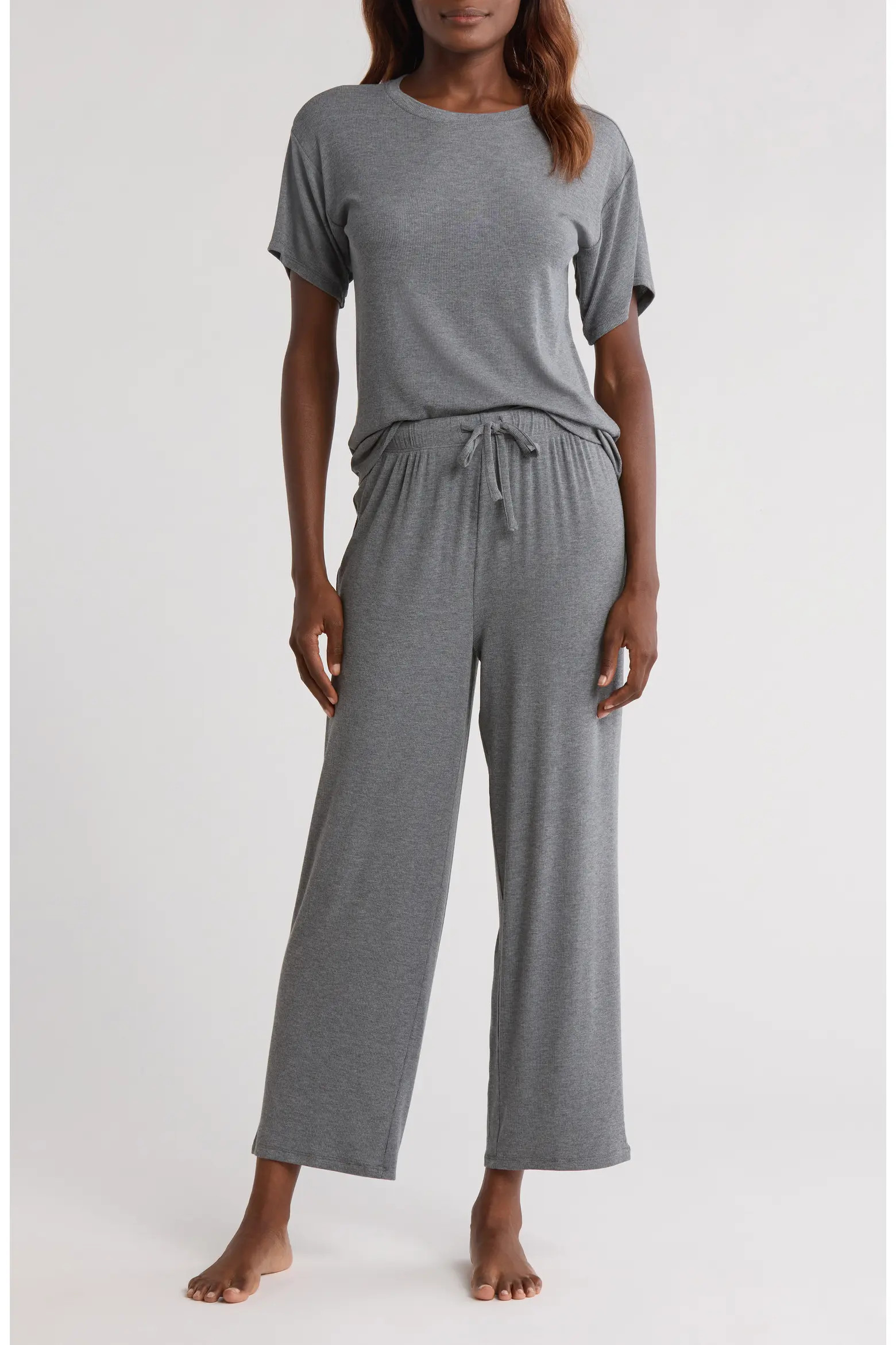 Moonlight Eco Easy Rib Pajamas (Women) | Nordstrom | Nordstrom