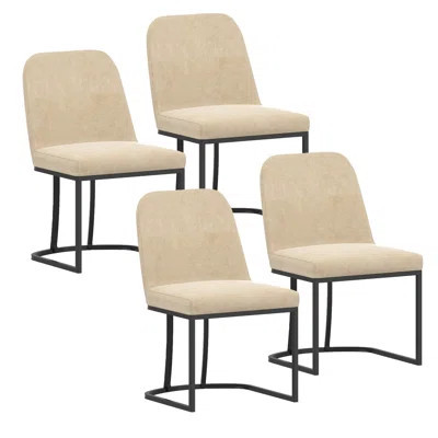 Modern Fabric Dining Chair, Set of 4 | Wayfair North America