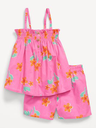 Button-Front Cami Top and Shorts Set for Toddler Girls | Old Navy (US)