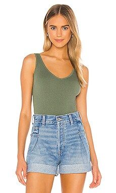Free People Solid Rib Brami in Moss from Revolve.com | Revolve Clothing (Global)