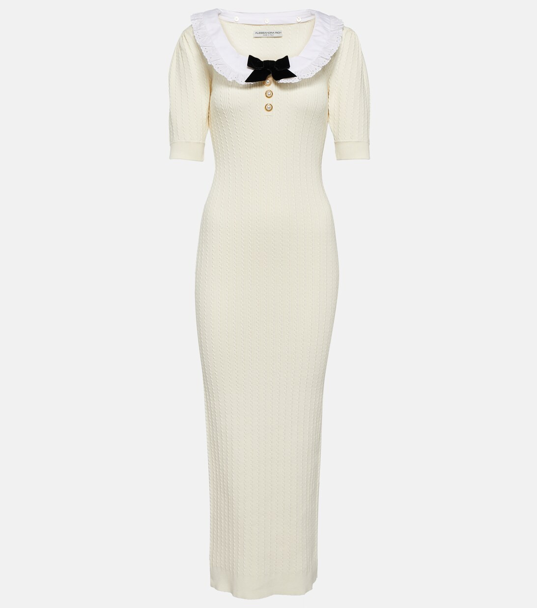 Robe midi en coton mélangé | Mytheresa (FR)