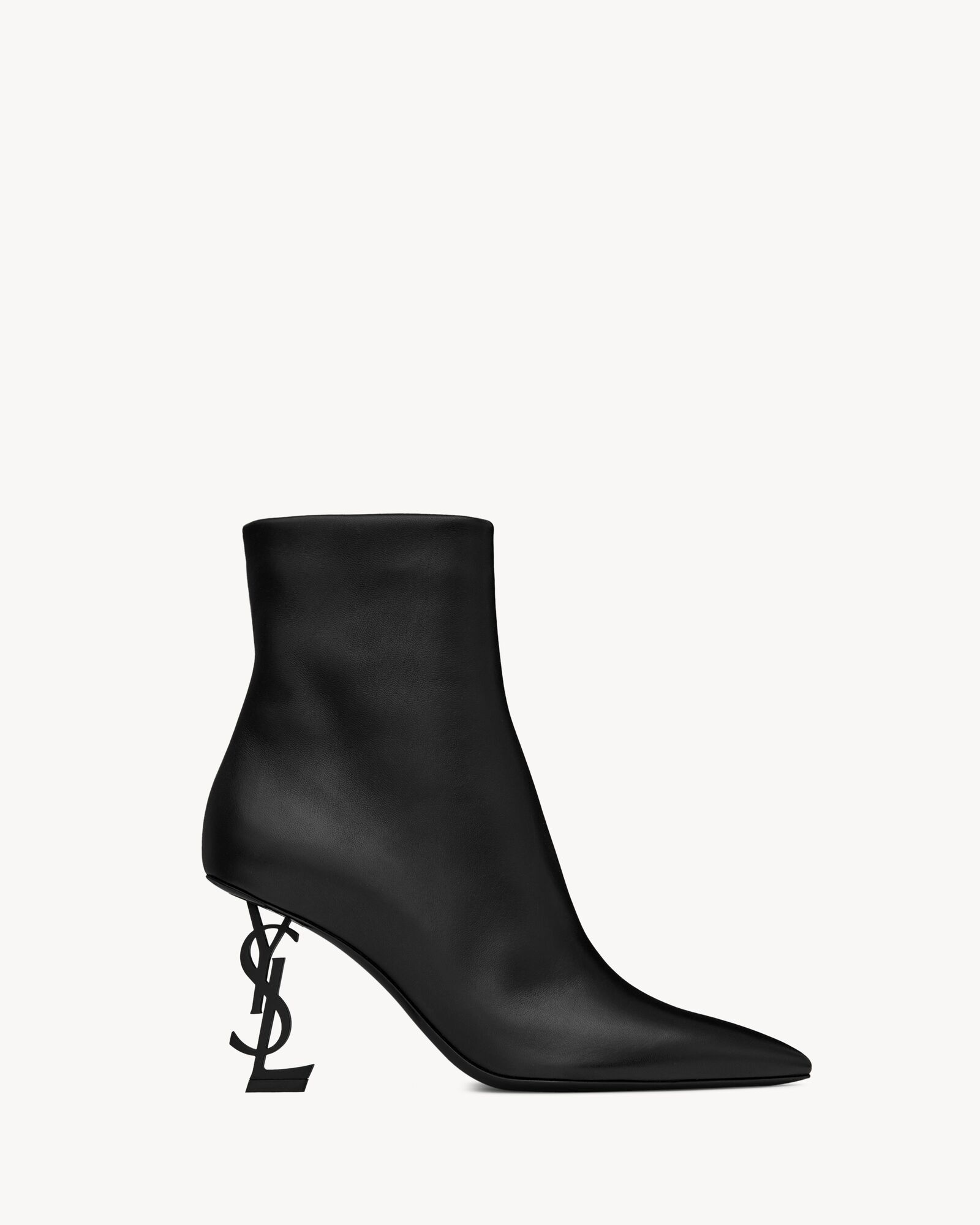 opyum booties in leather | Saint Laurent Inc. (Global)