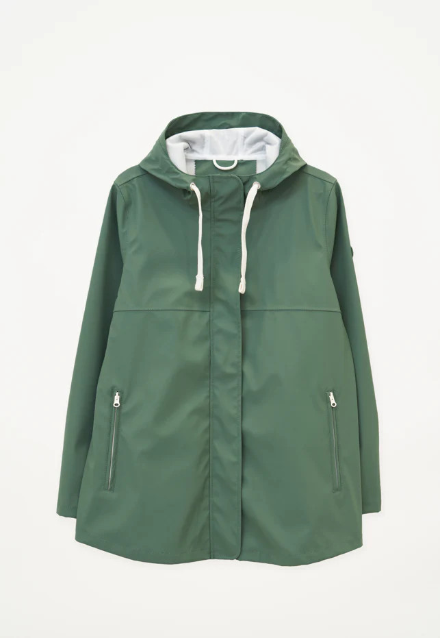 Drizzle Raincoat Dark Forest Green | Tanta Wear