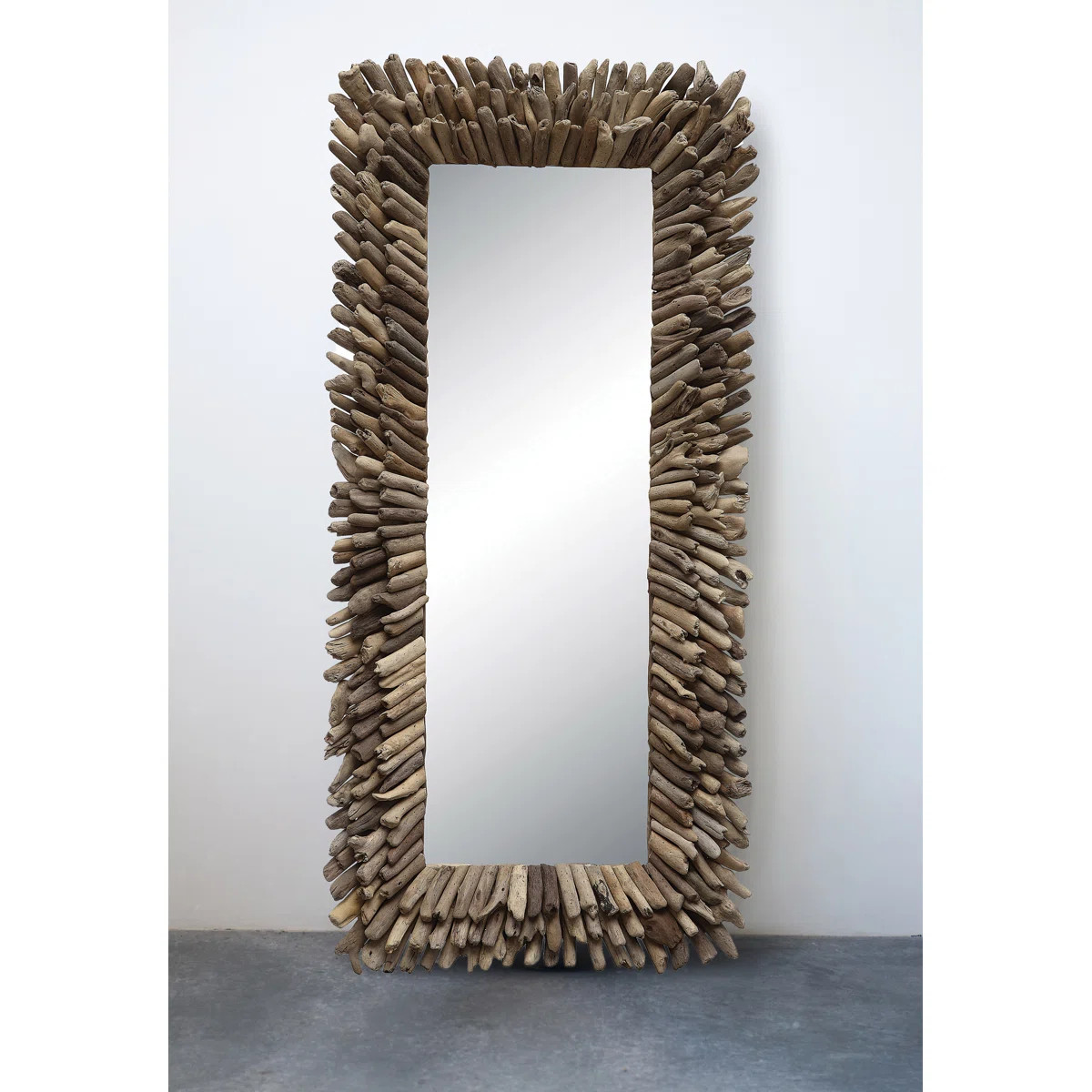Big Driftwood Framed Wall Mirror | Wayfair North America