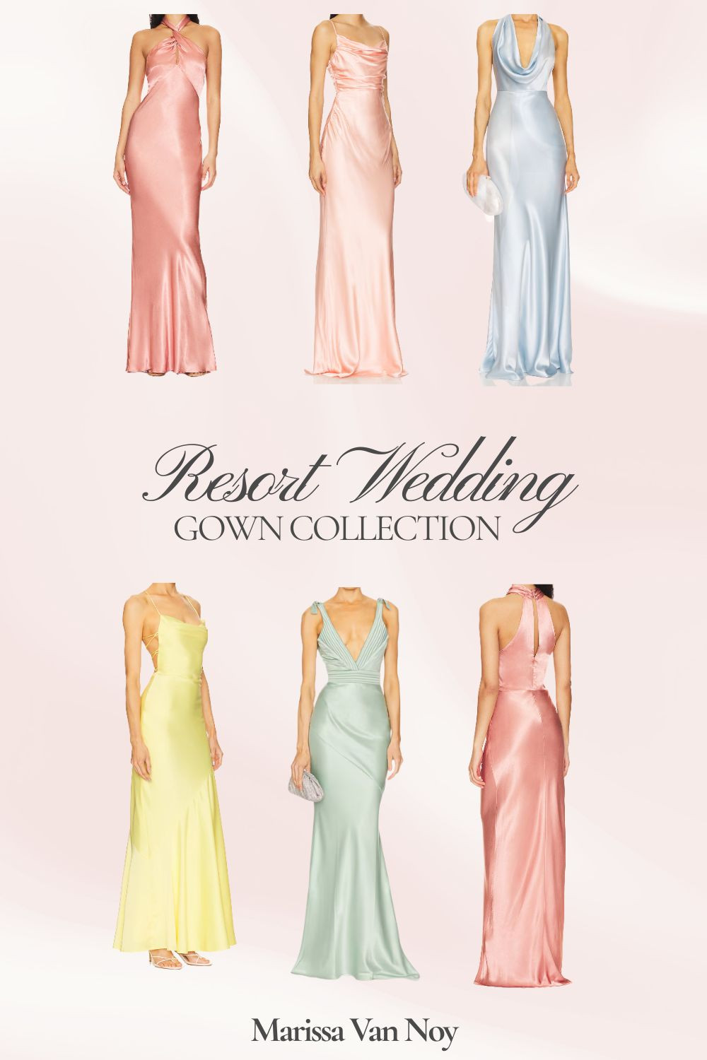 Best dressed guest this summer. Loving these silky, slinky gowns for destination weddings. Saw so much cute inspo at my sister's wedding.  

 #LTKSeasonal #LTKParties #LTKWedding