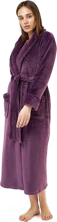 Turquaz Plush Robes For Women, Soft Warm Fleece Bathrobe for Women       Send to LogieInstantly a... | Amazon (US)