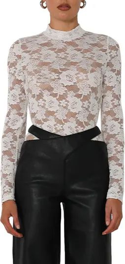 Maya Long Sleeve Floral Lace Top | Nordstrom