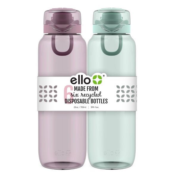 Ello 2pk 26oz Eco Tritan Water Bottle | Target