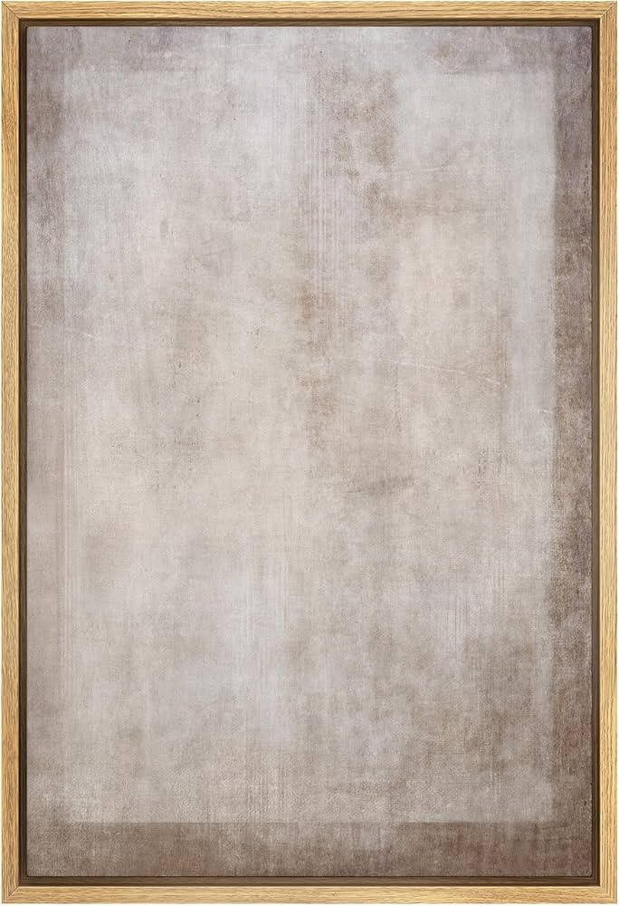 Amazon.com: SIGNWIN Framed Canvas Print Wall Art Pastel Grunge Watercolor Gray Abstract Shapes Il... | Amazon (US)