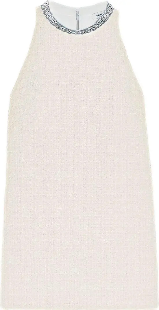 Dress with jewellery collar | Nordstrom