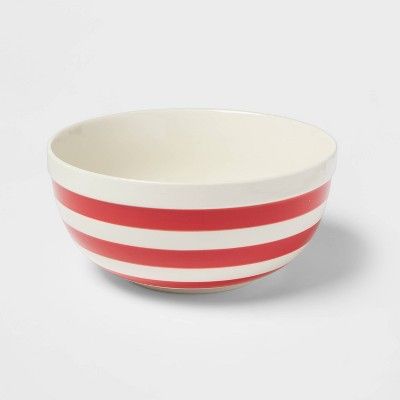 94oz Stoneware Striped Bowl - Threshold&#8482; | Target