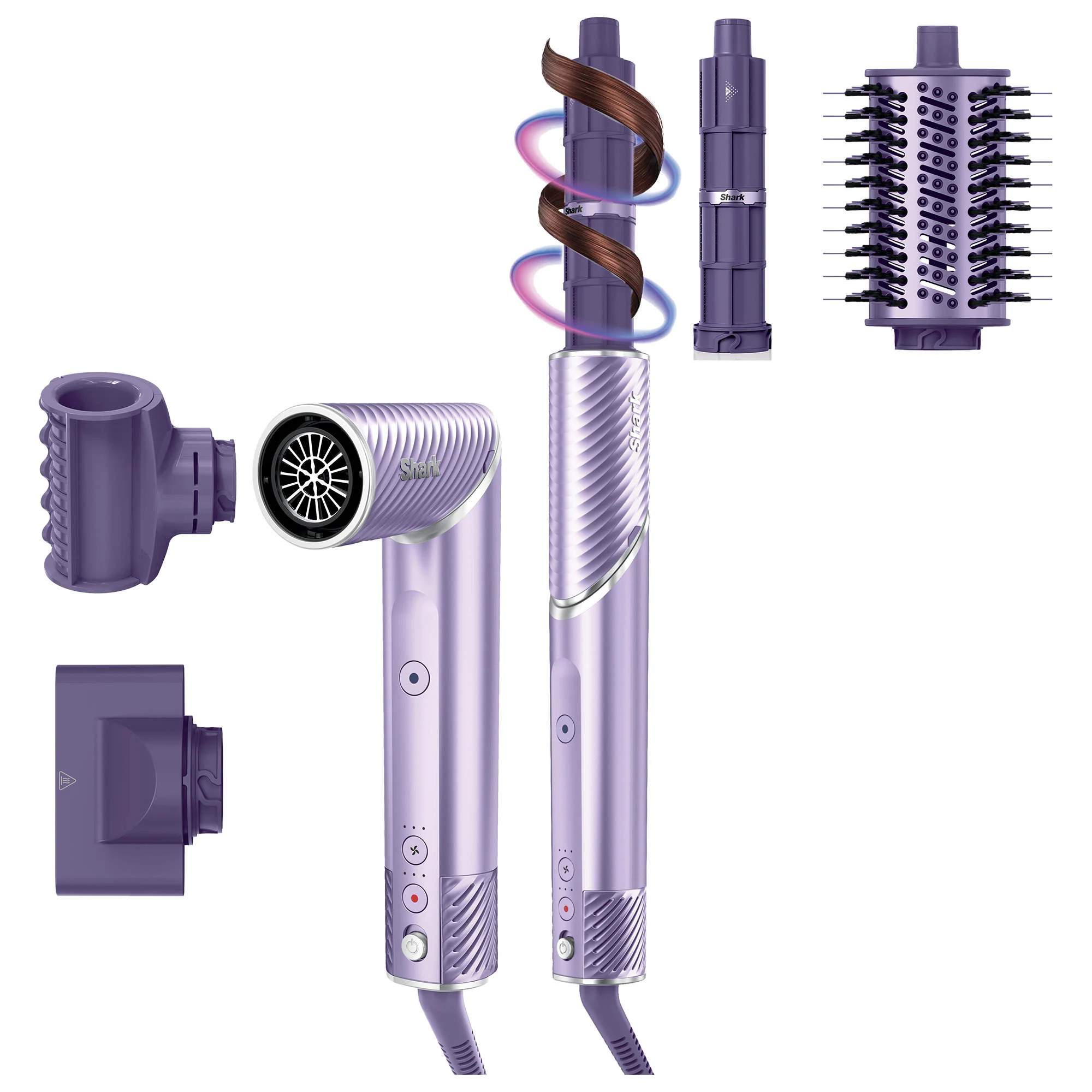 Shark Beauty Shark FlexStyle IonCurl Ion Air Drying, Curling and Styling System, Lilac Lilac 0/0 | Sephora (US)