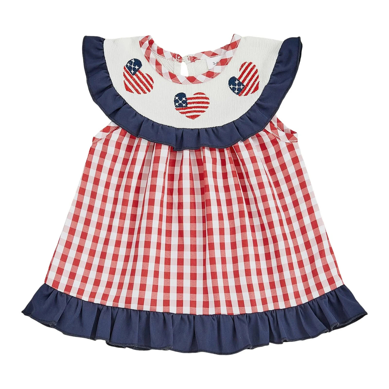 WUANDIXFA Toddler Summer Dress Fourth of July Outfits for Girls Toddler Girls 4th of July Sun Dre... | Walmart (US)
