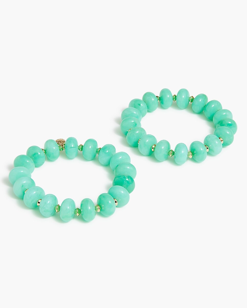 Chunky bead stretch bracelets set-of-two | J.Crew Factory