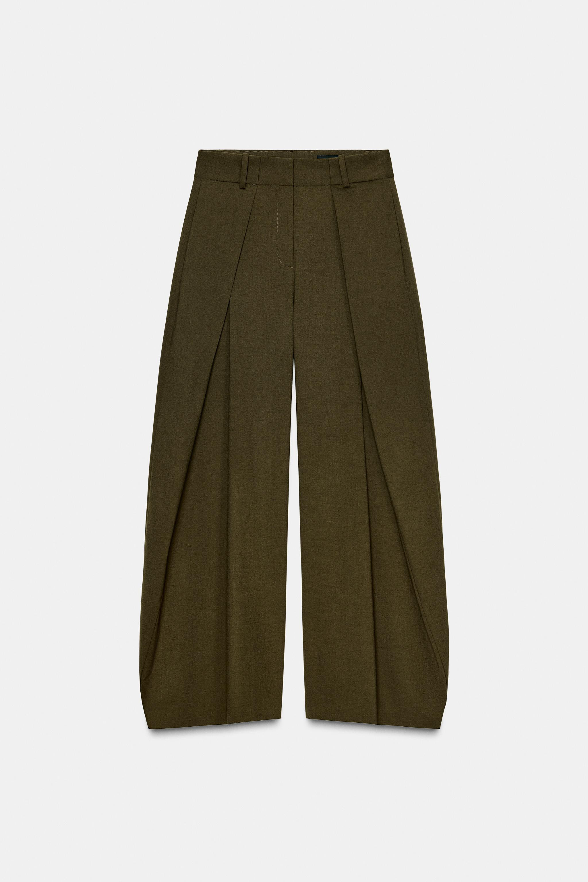 ZW COLLECTION VOLUME TROUSERS WITH DARTS | Zara UK