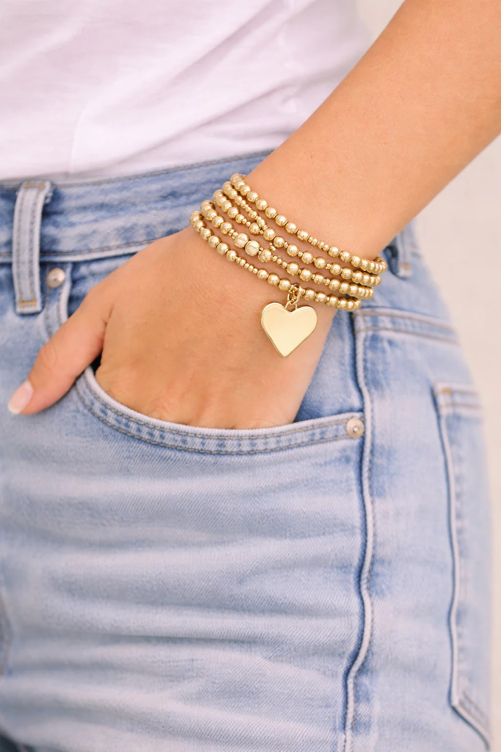 Golden Keepsake Heart Bracelets | Erin McDermott Jewelry