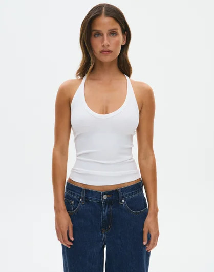 Rib V Neck Tank | Glassons (Australia)