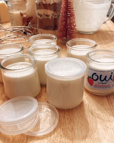 The lids I use with the store bought glass yogurt containers when I make my own!

#LTKhome #LTKkids #LTKfamily
