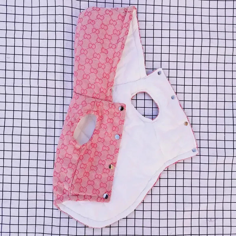 Designer Dog Clothes Brand Dog Apparel Pets Winter Coat Puppy Hoodie Warm Padded Pet Snow Vest Do... | DHGate