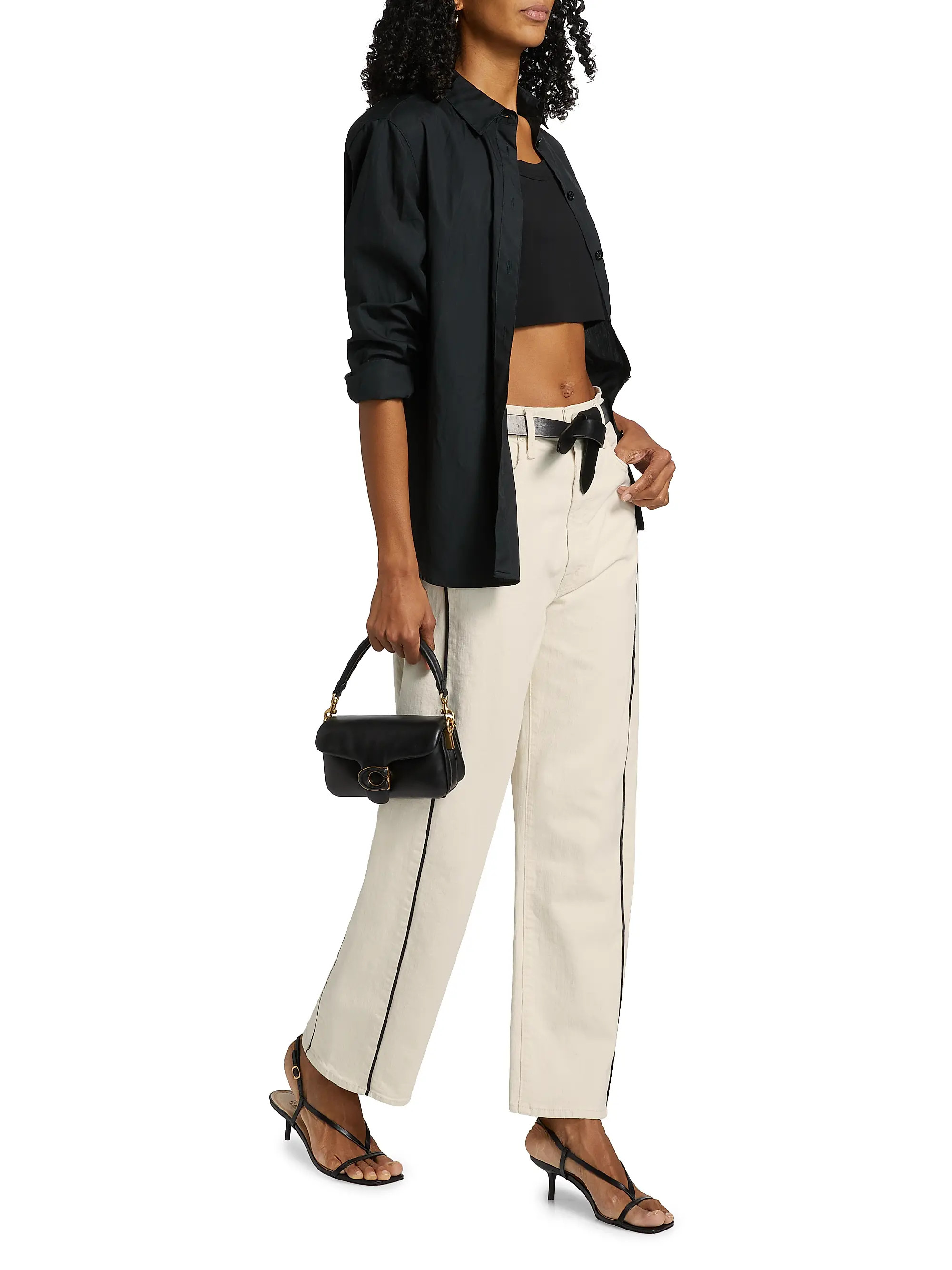 Half-Piped Ankle Twill Jeans | Saks Fifth Avenue