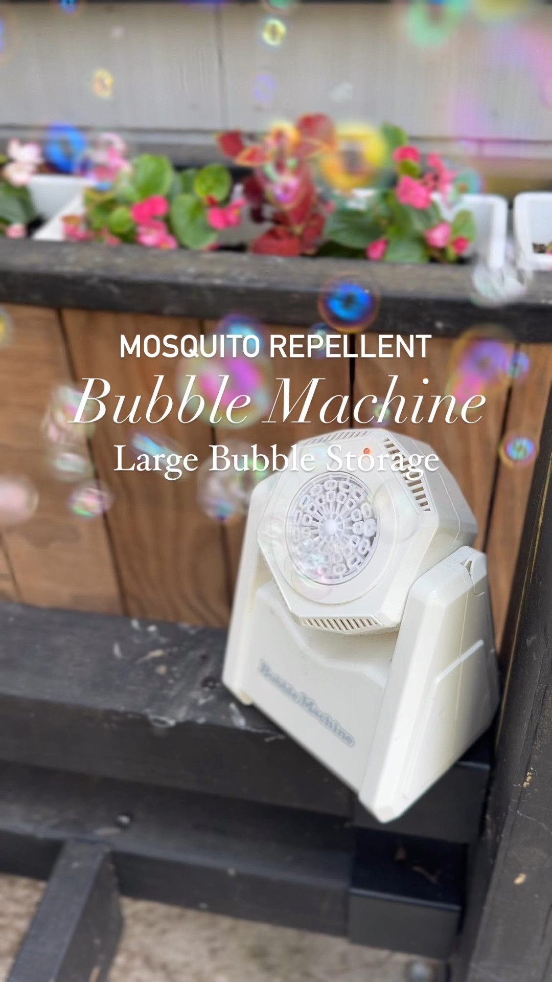 Bubbles is the new fun way to keep mosquitoes away! 