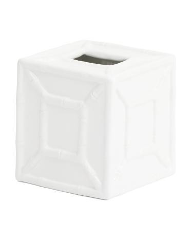 Hampton Faux Bamboo Fretwork Tissue Box Cover | Home | TJ Maxx | TJ Maxx