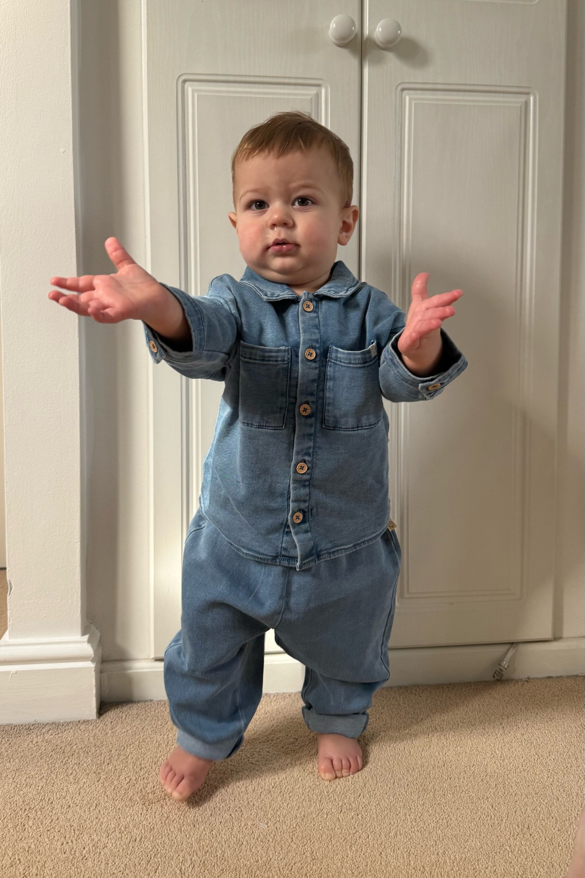 The cutest softest denim co ord for my baby boy 🫶🏻🥹

#LTKmaternity #LTKfamily #LTKbaby