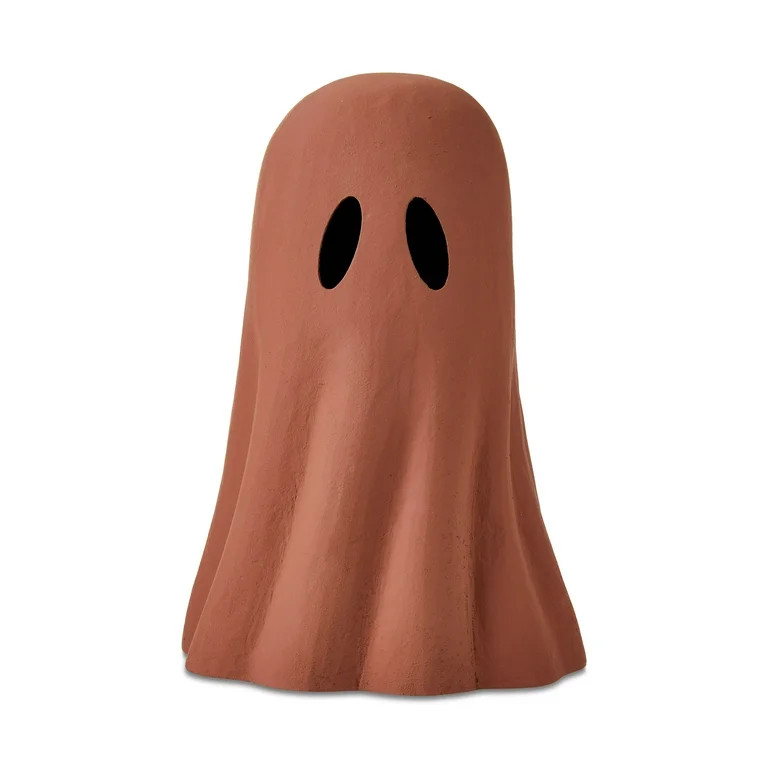 Paper Mache Ghost Brown Tabletop Decor, 11" Height , Fall by Way To Celebrate | Walmart (US)