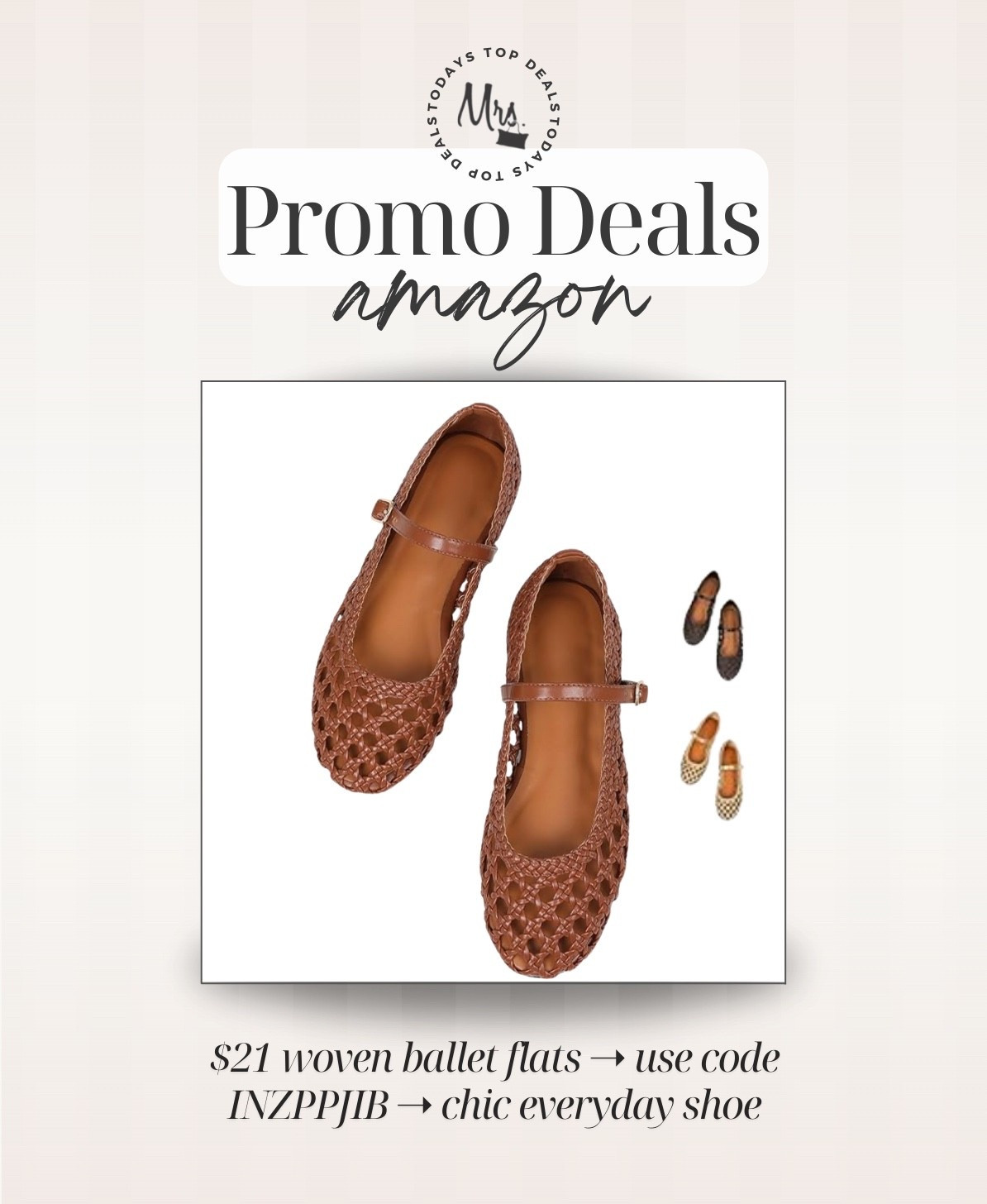 $21 woven ballet flats ➝ use code INZPPJIB ➝ chic everyday shoe

#LTKSaleAlert #LTKgrwm #LTKootd