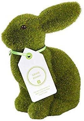 Small Artificial Grass Bunny Easter Table Decorations Centrepiece - 6" Moss Rabbit Figure - For E... | Amazon (US)