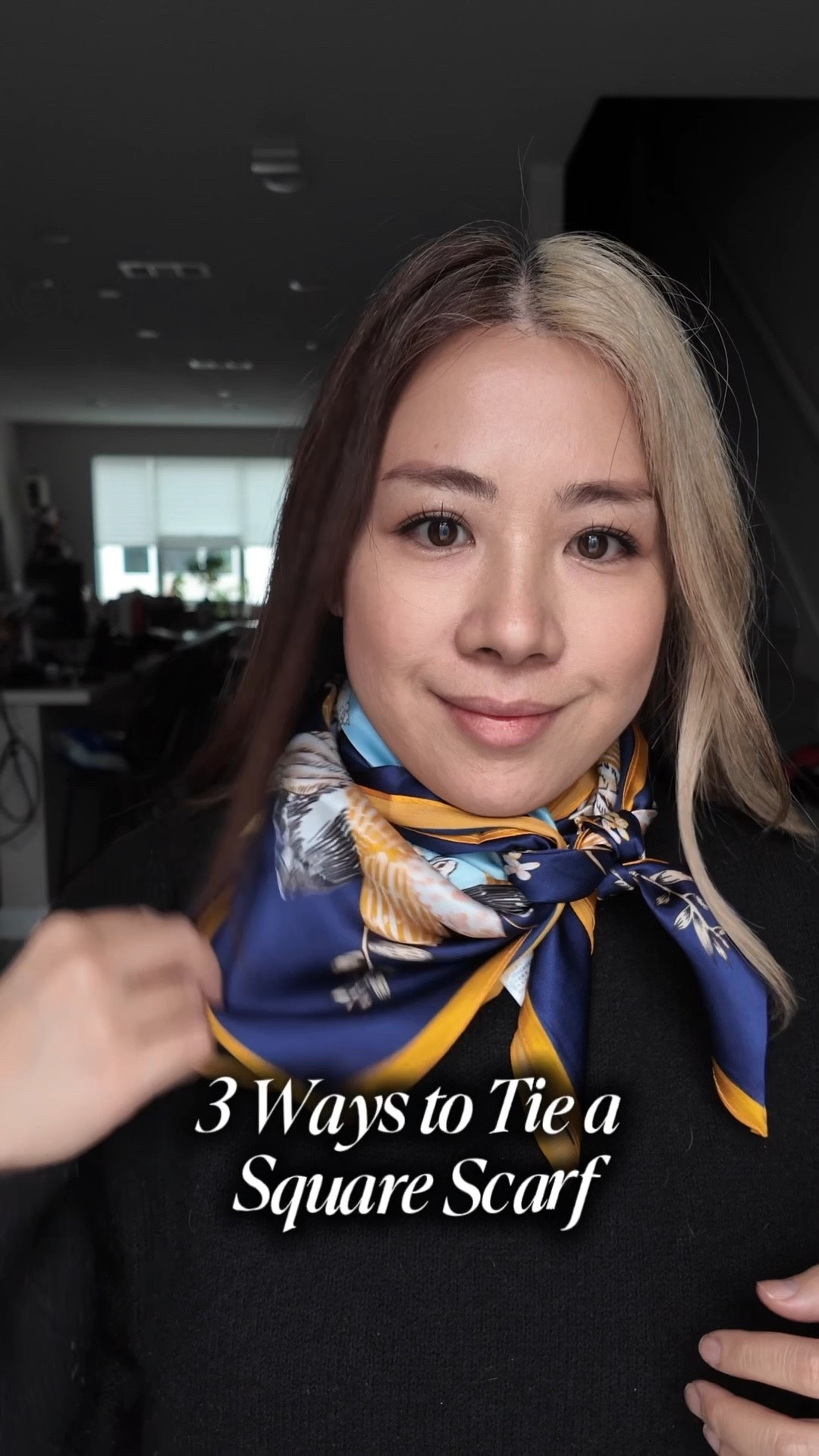 3 ways to tie a 90x90cm or 35x35in scarf 

#LTKWorkwear #LTKPetite #LTKootd