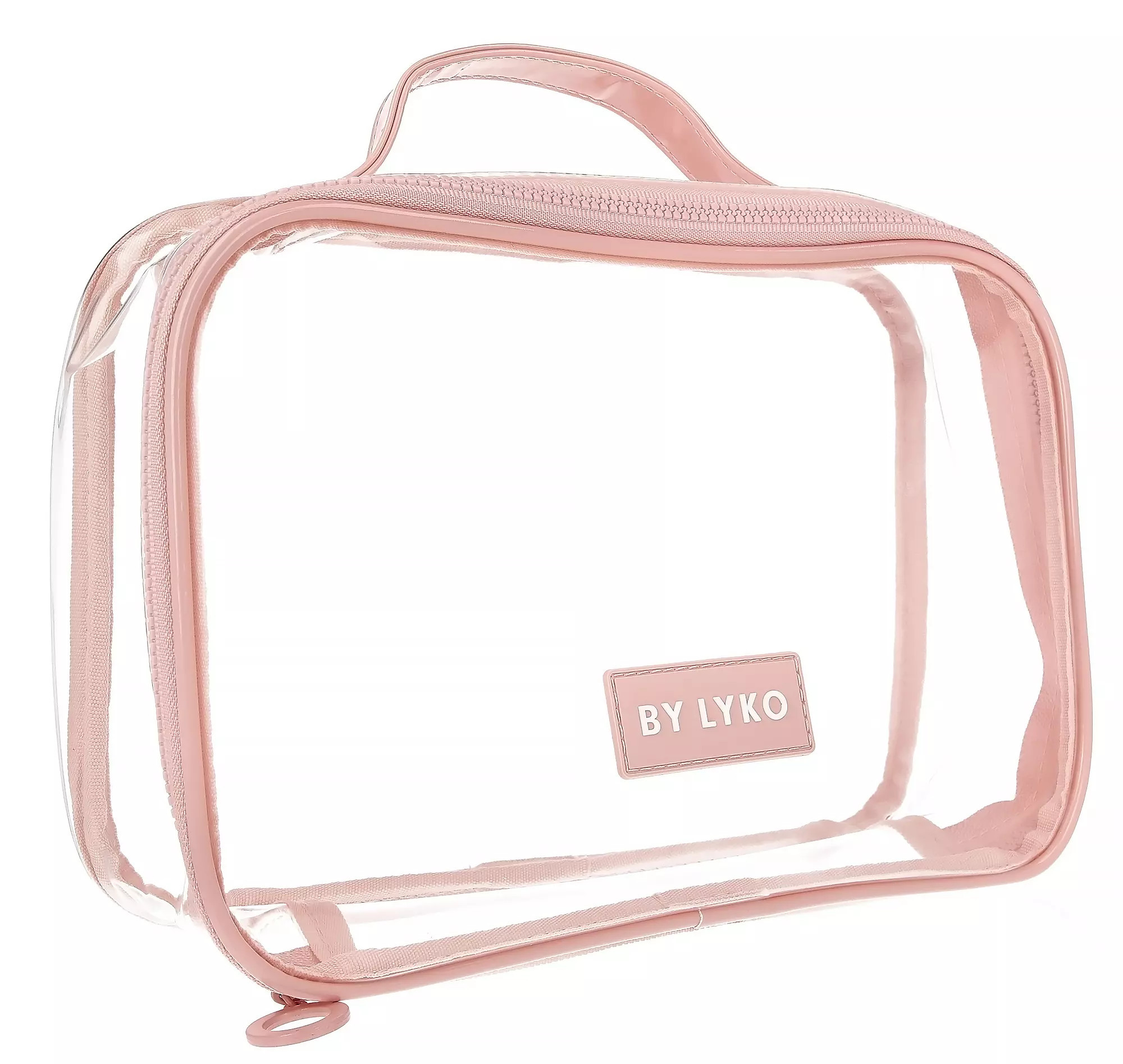 By Lyko Look Through Me Beauty Bag Pink | LYKO