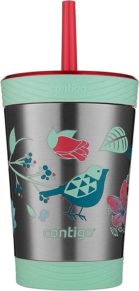 Contigo Kids Spill-Proof Tumbler with Straw & Leak-Proof Lid, 12oz Vacuum-Insulated Stainless Ste... | Amazon (US)