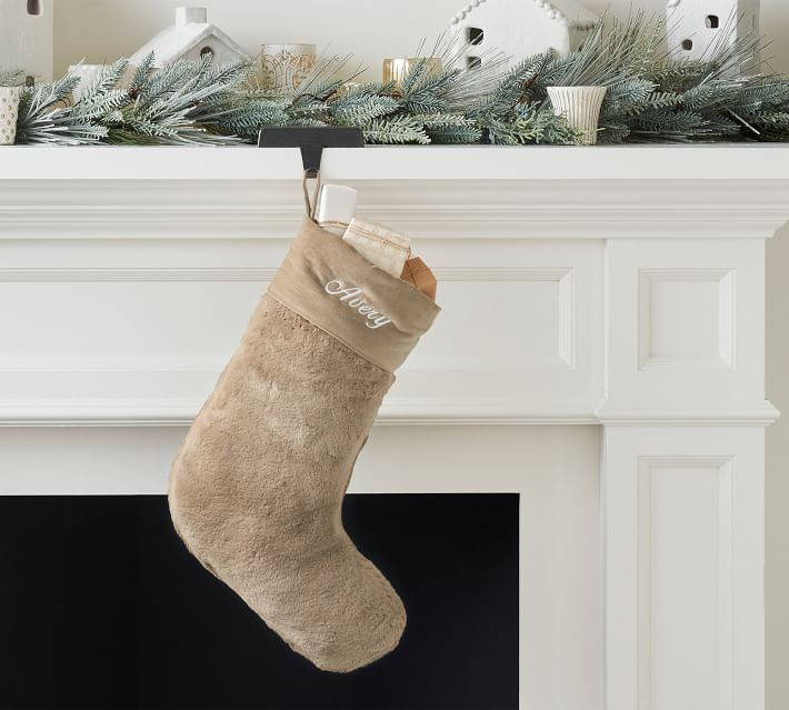 Faux Fur Alpaca Stocking | Pottery Barn (US)