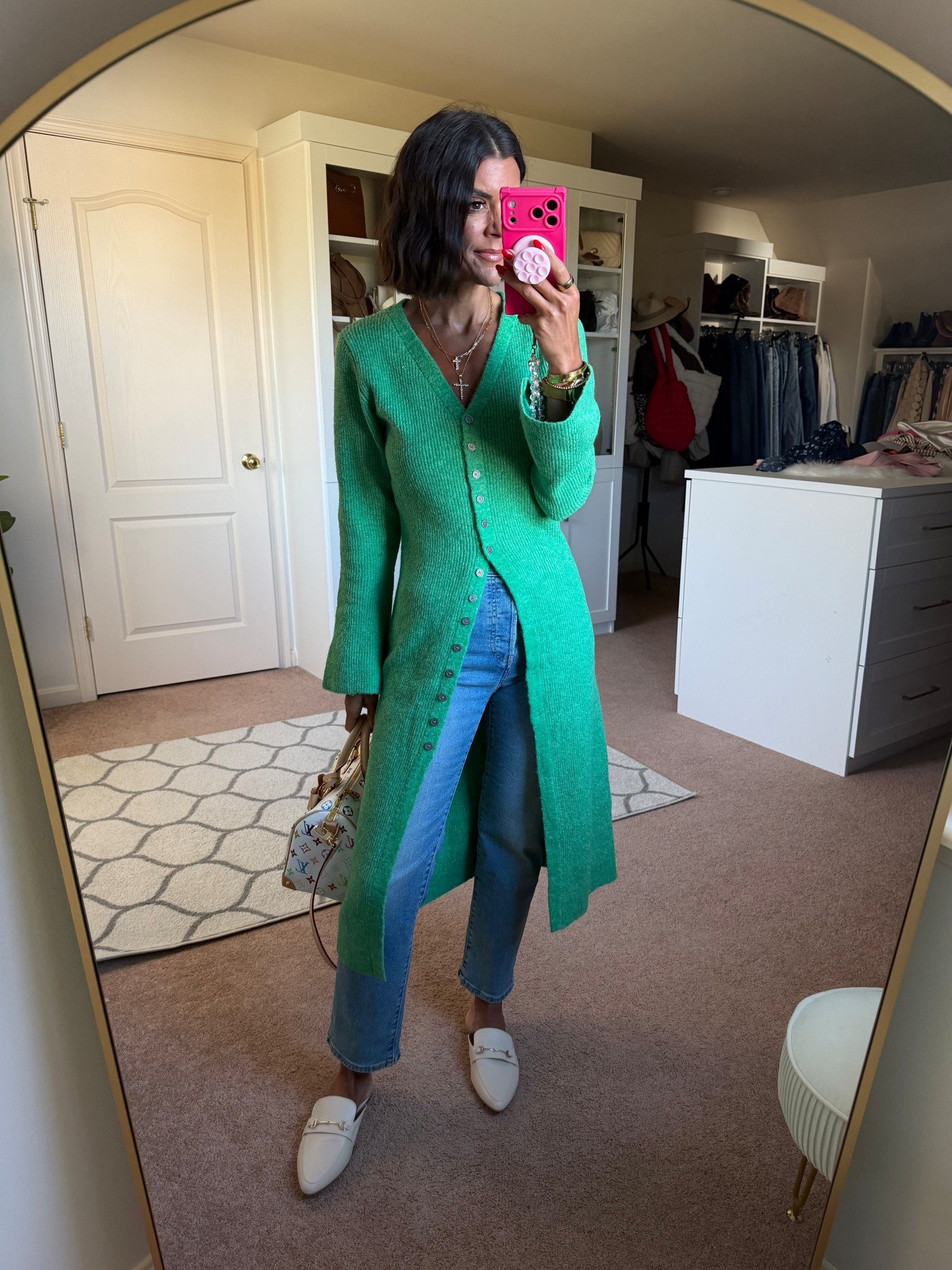 Size small in sweater Levi jeans sized up one

#LTKSeasonal