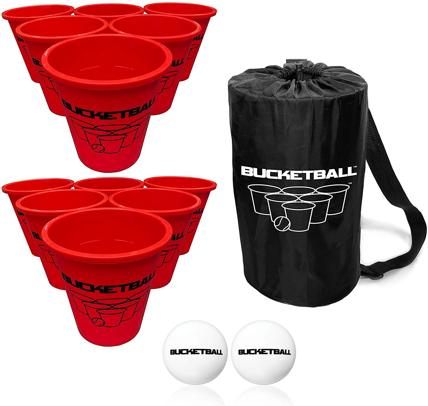 BucketBall - Giant Yard Pong Edition - Ultimate Beach, Pool, Yard, Camping, Tailgate, BBQ, Lawn, ... | Walmart (US)