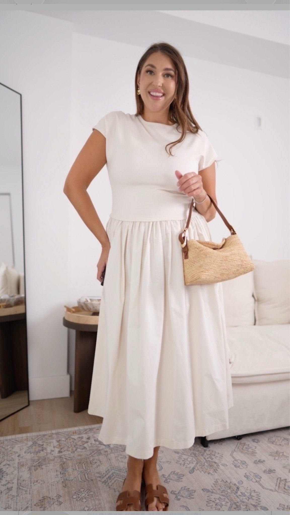 Easy neutral dresses forever 🤍

cream midi dress, neutral summer outfit, woven bag, brown sandals, effortless style, chic mom outfit, amazon fashion, capsule wardrobe, classic summer dress, elevated casual look

#LTKMothersDay #LTKU #LTKSeasonal