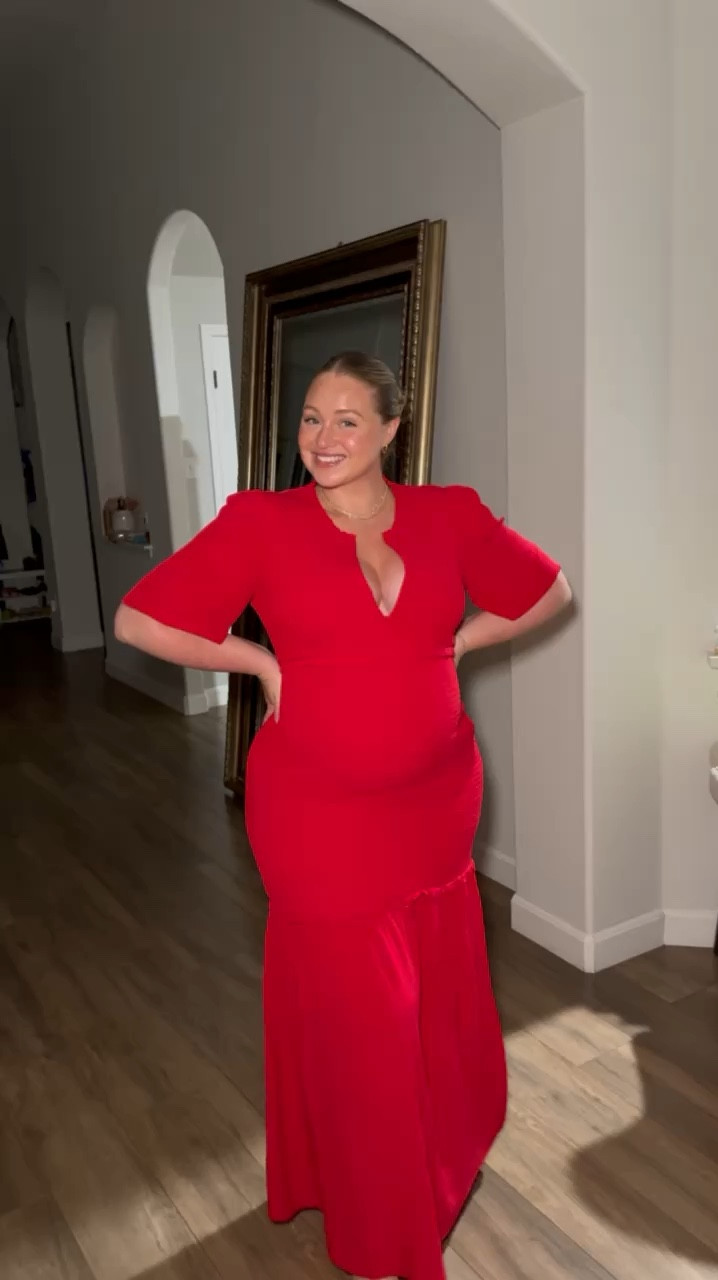 Maternity dress, fall wedding guest, bump dress, bump friendly, maternity, mom to be, girl mom, red dress 

#LTKMidsize #LTKStyleTip #LTKBump